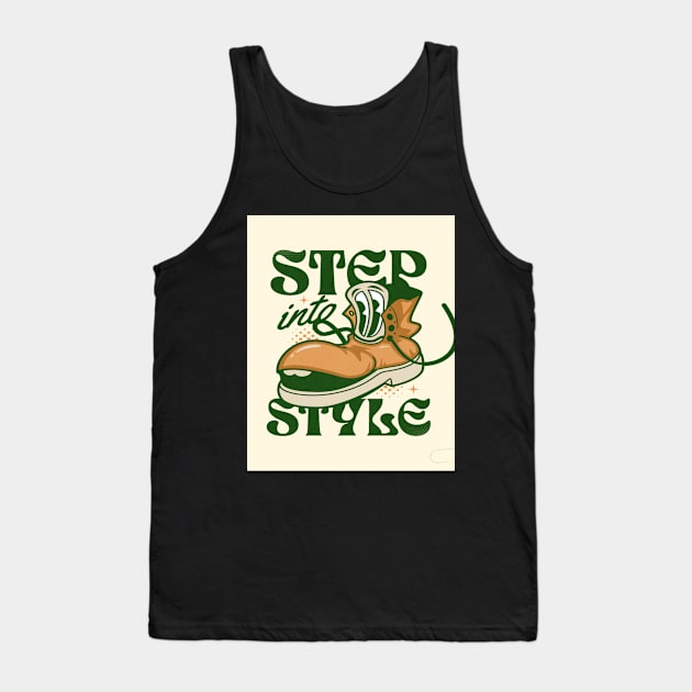 Step Tank Top by Graphicsstudio